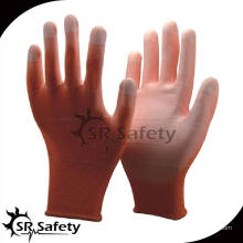 SRSAFETY 13G Gant en polyester tricoté U3 gant de revêtement de girogues / gants de polyester populaires PU homme